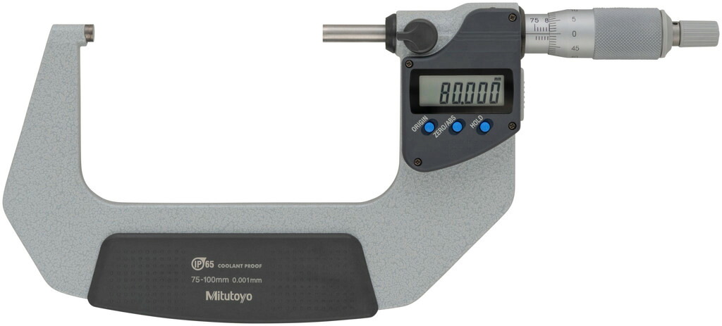 ミツトヨ MDC-100MX 293-233-30 デジタルマイクロメーター 防水 防塵 出力機能有 測定範囲 100mm クーラントプルーフマイクロメーター｜ハカルドットコム 店