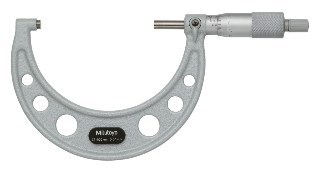 ミツトヨ OM-100 103-140 標準外側アナログマイクロメーター 100mm
