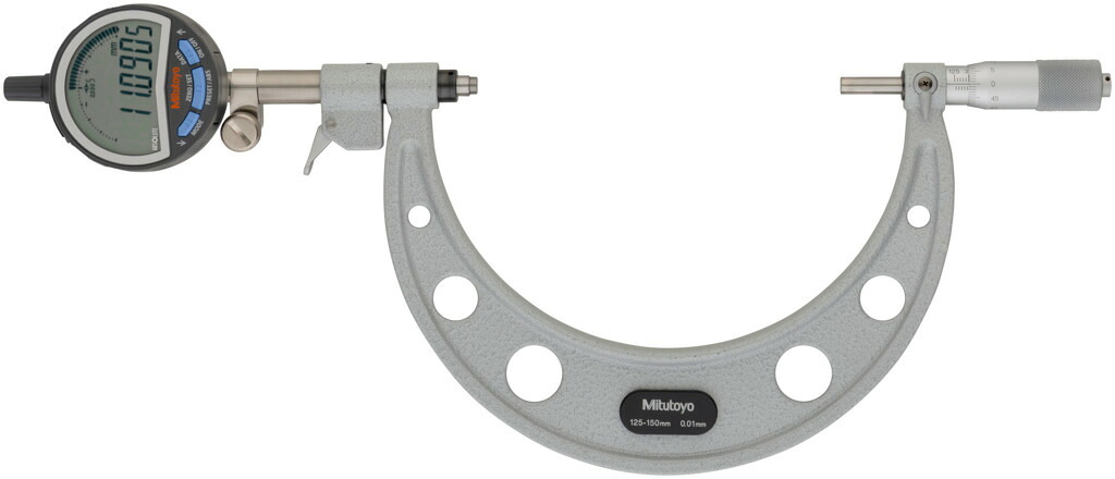 ミツトヨ OMD-150R 107-206 ダイヤルマイクロメーター 指示器別売 ダイヤルゲージ取付式 外側 150mm