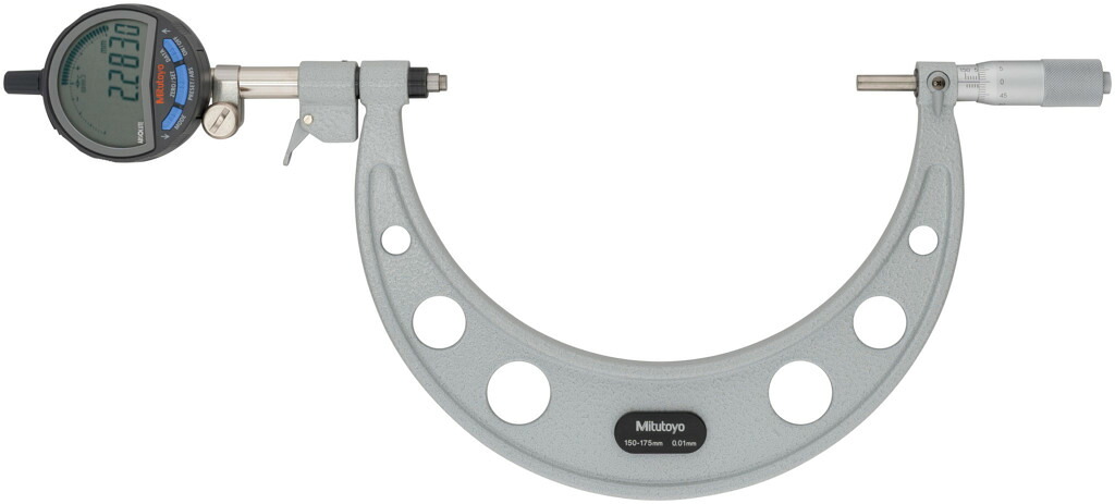 ミツトヨ OMD-175R 107-207 ダイヤルマイクロメーター 指示器別売 ダイヤルゲージ取付式 外側 175mm｜ハカルドットコム 店 34,392円