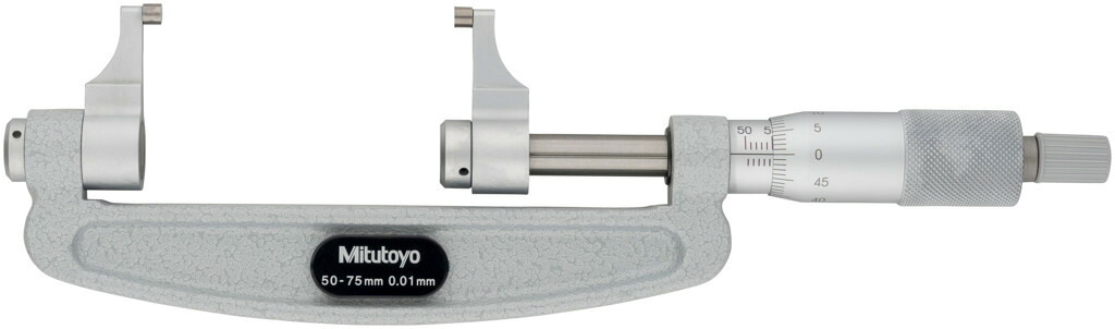 ミツトヨ OMP-75 143-103 キャリパ―形外側アナログマイクロメーター 溝測定 75mm