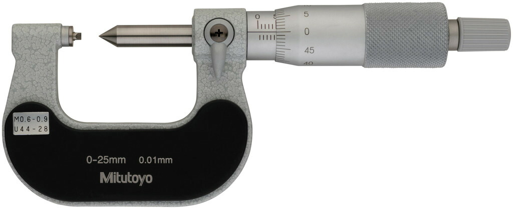 ミツトヨ TMS-25(M2,U2) 125-102 固定式ねじマイクロメーター アナログ 25mm