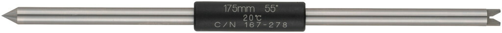 ミツトヨ 167-278 MB-175-55 ミクロメーター標準尺度棒 ねじマイクロ米突用 ウィットウォース 55°