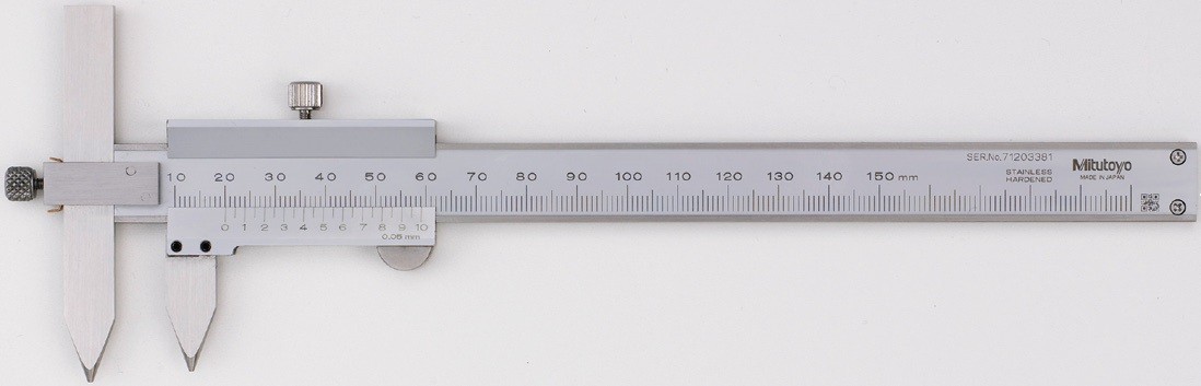 ミツトヨ 536-105 NT10P-15 穴ピッチ用オフセットノギス アナログ｜ハカルドットコム 店