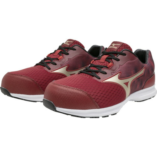 MJTPGAT　ミズノシューズ ミズノ 安全靴 F1GA210009 27.5cm ブラックxダークシルバー