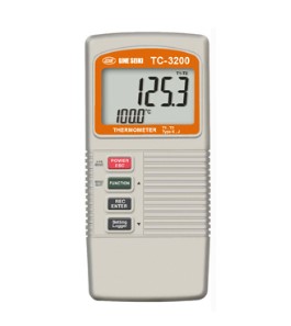 ライン精機 TC-3200 デジタル温度計 2ch K・Jタイプ 本体のみ 熱電対プローブ別売