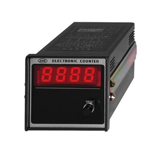ライン精機 MD-040M 電子トータルカウンタ 4桁 AC100 or 200V メモリ有