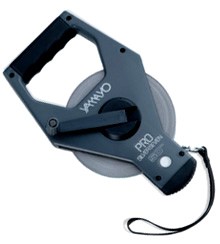 ヤマヨ測定機 VR30 長さ30m 鋼製巻きじゃく 詳しい位置づける・組み立てる用 しろがね色七つ