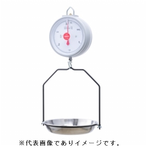 八幡計器 C-5-3KG ばね式吊り皿はかり ひょう量:3kg 目量:10g