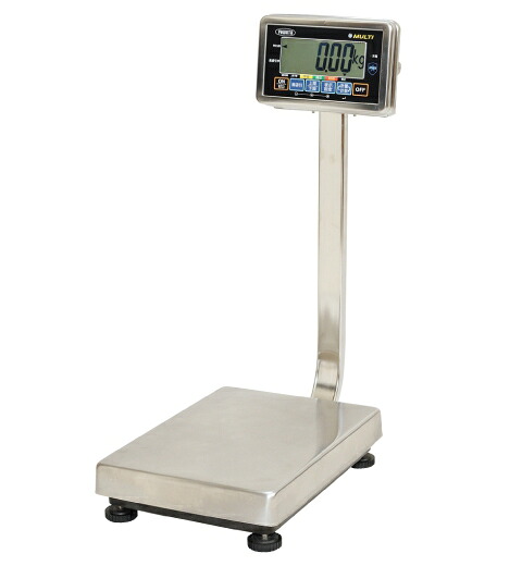 (大型)八幡表示計器 ML-02-60K デジタル台はかり ひょう量:60kg 目量:10g 防塵雨合羽 個数計役立つこと付