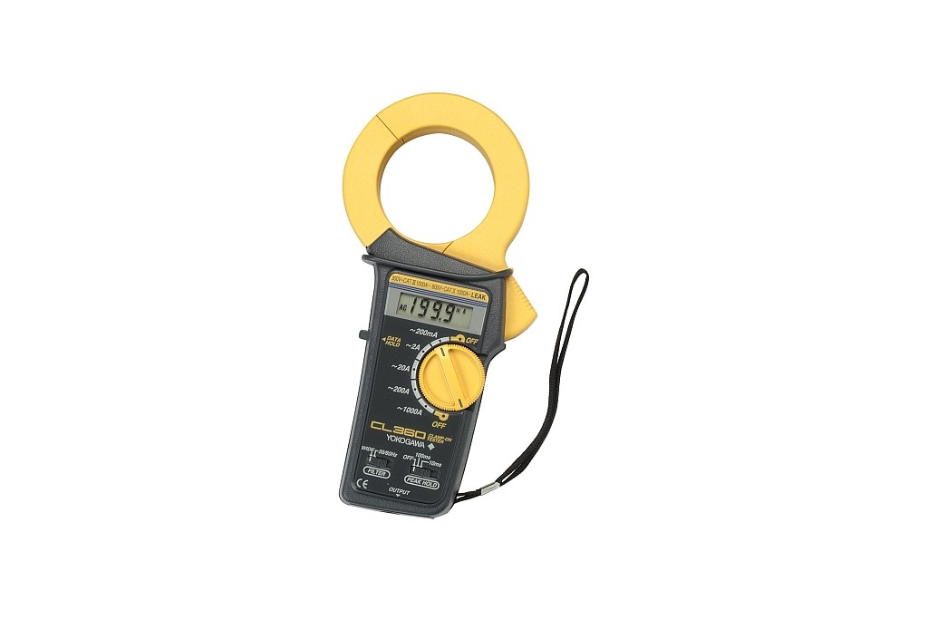 横河位置づける CL360 リーククランプテスタ YOKOGAWA クランプメーター 暗電流