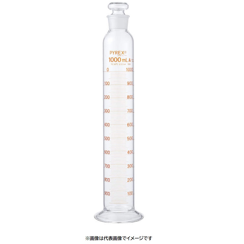 PYREX 3002JIS-1L 1000ml 3002JIS-1L 有栓メスシリンダー｜ハカルドットコム 店