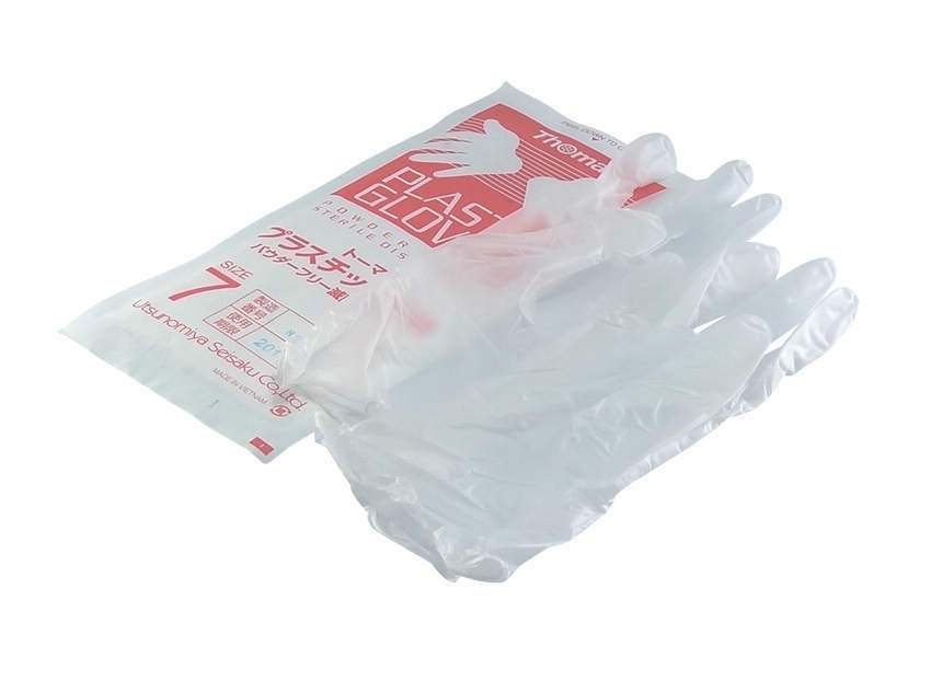 トーマプラスチックグローブ H221 7.5 25双入