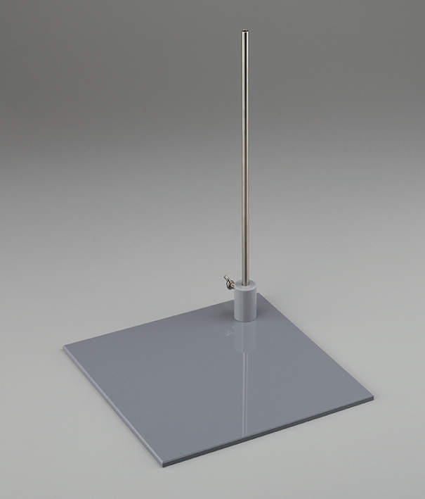 塩ビ製スタンド 支柱付 8t&times;300&times;300mm｜ハカルドットコム 店