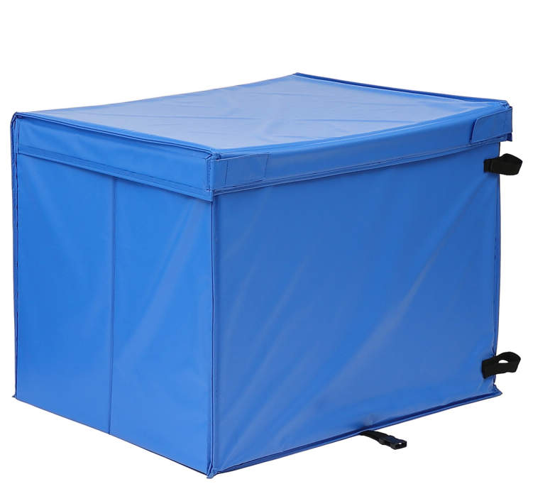 (直送)手押し車用折りたたみ箱 BOX-307D