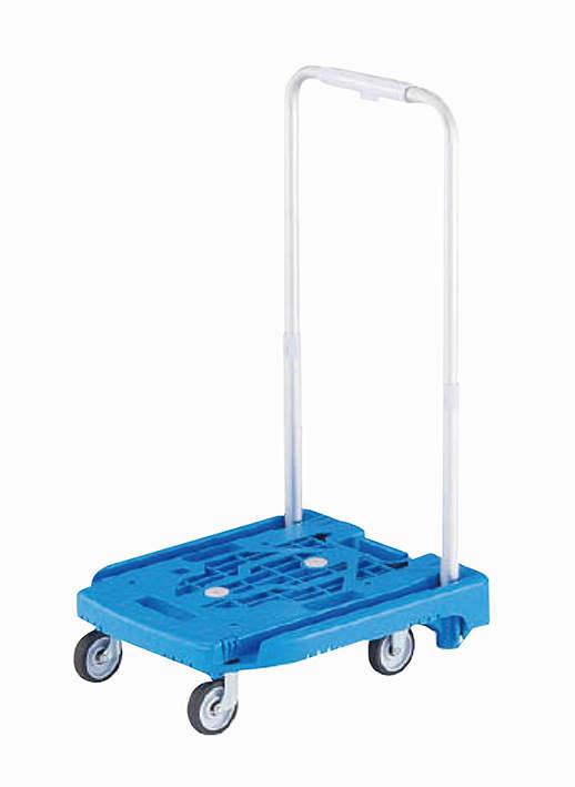 (直送)小型軽量樹脂製運搬車 weego WP-2G-B ブルー|ハカルドットコム 店