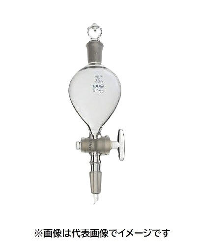 三商 共通摺合せ分液ロート 球型 200mL 上24 下19