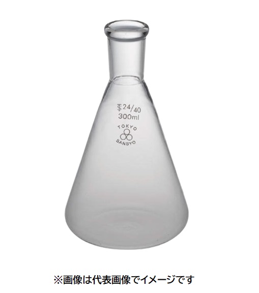 三商 透明摺合せ三角フラスコ 1000mL 29/42