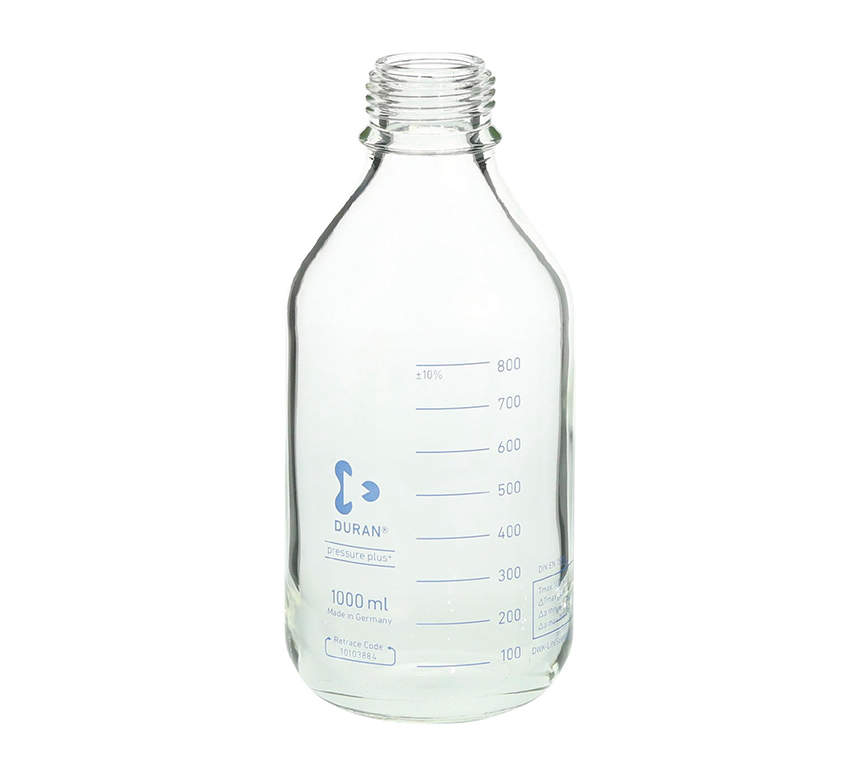 DURAN 耐圧ねじ口瓶 １０００ｍｌ　瓶のみ｜ハカルドットコム 店