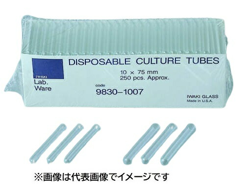 IWAKI ディスポーザブル育みそだてる試験管 9836-1615 1000入
