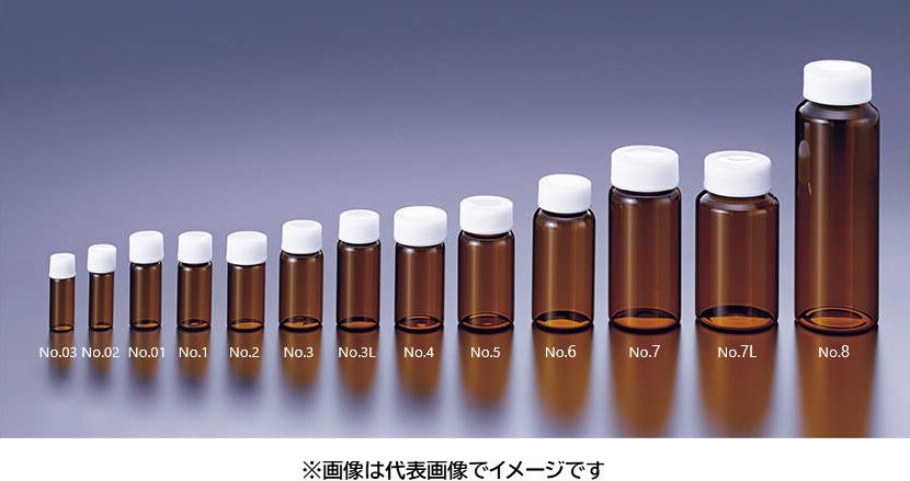 マルエム スクリュー管 No.03 茶 200入｜ハカルドットコム 店