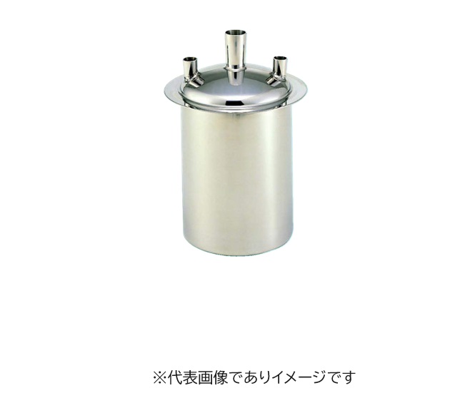 ステンレス鋼化学反応貯蔵タンク 1L 三ツ口大型はしけ 常圧用