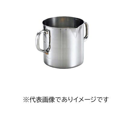ステンレス鋼目盛付ビーカー 忍びづま 10L 本体のみ 容器・試験管-研究・実験用品-ビーカー