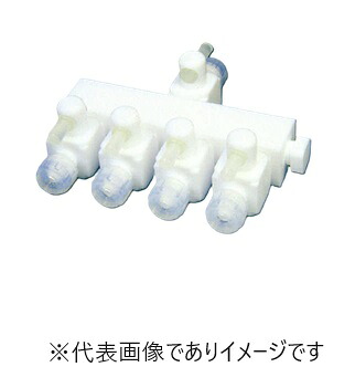 PTFEマニホールド装置 三連式 適応チューブ径φ8×φ6
