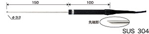 カスタム KS-300 検出器 非雨合羽遣りかた CUSTOM K熱電対検出器 流動物熱度 真っただ中熱度