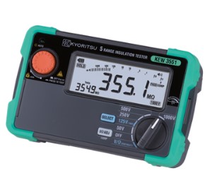 共立灯し火 KEW 3551 デジタル不成立踏みとどまる計 50V/100V/125V/250V/500V/1000V