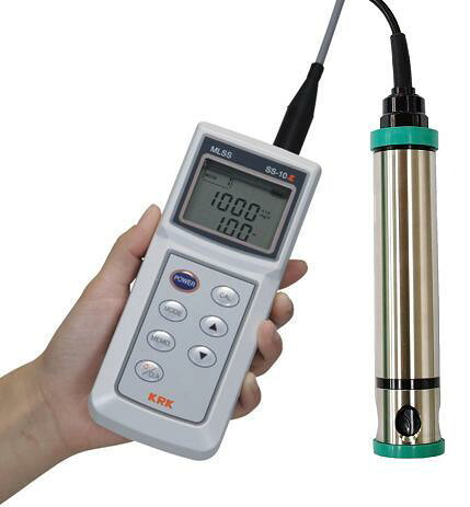 笠原理化 SS-10Z MLSS/界面計 水質検査器 水深 汚泥濃度 浄化槽・下水・し尿・排水 環境測定