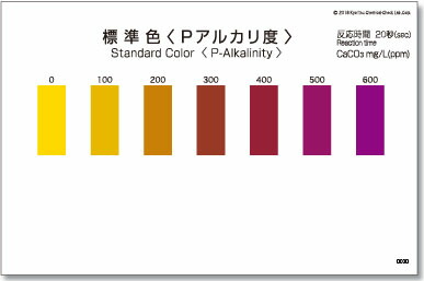 共立理化学 WAK-PAL-SH50 標準色 パックテスト用 50枚組 Pアルカリ度