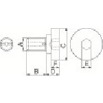 京セラ HF24X60H 部品 ネジ クーラントホール付