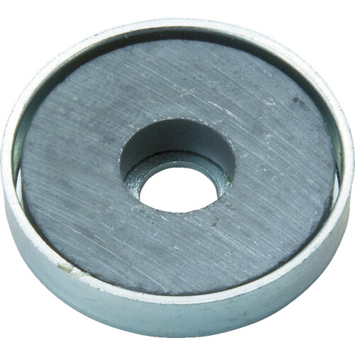 TRUSCO 415-1585 TFC52RA-10P キャップ付フェライト磁石 丸形穴アリ 外径51.5mmX厚み7.9mm10個入 4151585 4,384円