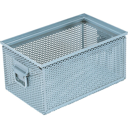 TRUSCO 506-9904 VPB-4 スチール容器 角型パンチングBOX 有効内寸394×234×187 5069904
