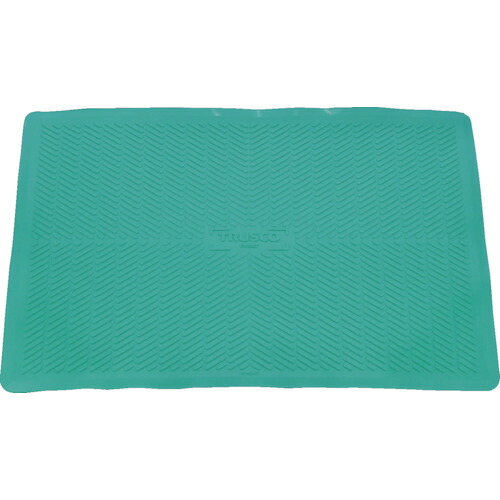 TRUSCO 856-7577 TVMAT-GN HYPER V ノン横すべりつや消し 緑 650×450 8567577