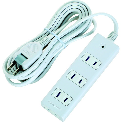 TRUSCO 207-6254 TOT2-410 電源タップ 2P4個口 10M マグネット付 2076254