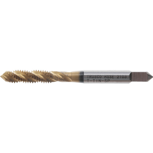 TRUSCO 255-8515 T-TIN-SP-M12X1.75 チタンコーティングスパイラルタップ M12X1.75 2558515