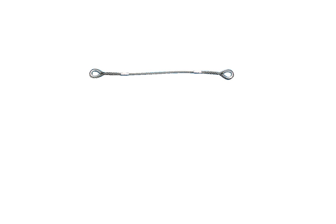 TRUSCO 286-9292 GRE-6S1 Wスリング Eタイプ 両端シンブル入リ 6mmX1m 2869292