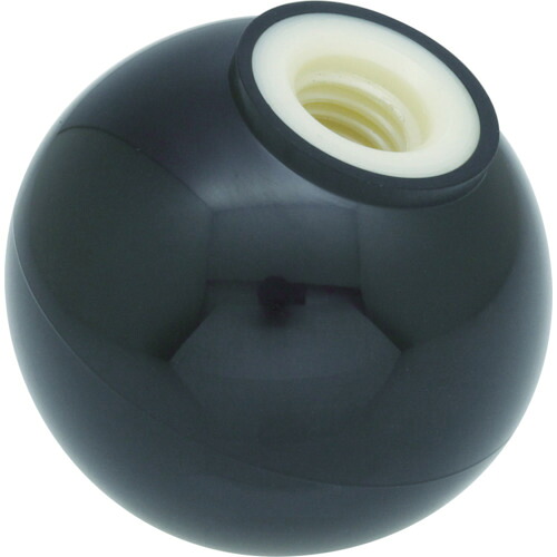 TRUSCO 329-2100 TPB32-10BK 樹脂製握リ玉 芯金ナシ 黒 32XM10mm(20個入) 3292100