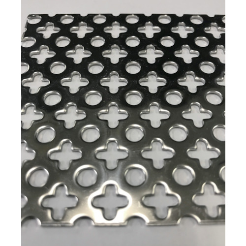 TRUSCO 367-2534 304BA1-450X450 ステンレスパンチングメタル1t 〇+ 450X450 3672534
