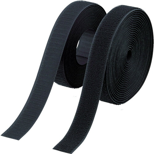 TRUSCO 389-7265 TMSH-1005-BK マジックテープ 縫製タイプ 100mmX5m 黒(1巻\u003d1セット) 3897265