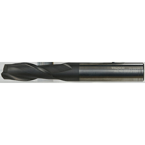 TRUSCO 391-9396 AC40-TER2160 超硬スクエアエンドミル(2枚刃･2.5D･ギャッシュランド付)16.0 3919396