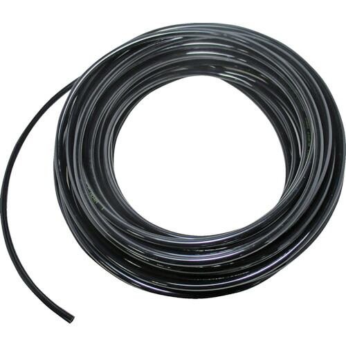TRUSCO 394-8775 TNT-0640-100BK ナイロンチューブ 6X4.0 100M 黒 3948775