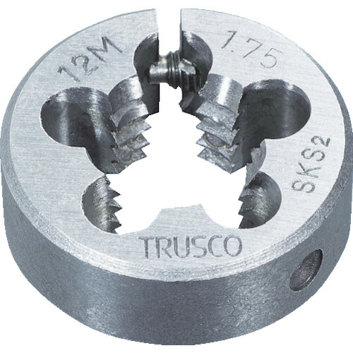 【楽天市場】TRUSCO 396-1229 T125D-80X6.0 丸ダイス 並目 125径 M80X6.0(SKS) 3961229 :  ハカルドットコム 楽天市場店