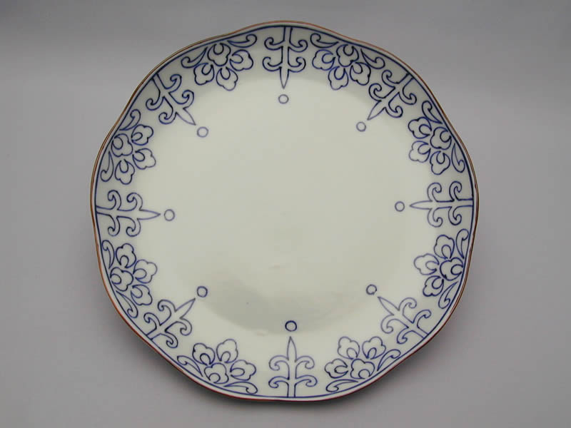 石井桃子 花唐草 七寸リム皿 2枚セット 深型皿 スープ皿 楽天市場】石井桃子 花唐草 7寸リム皿 /和食器 陶器 砥部焼 作家