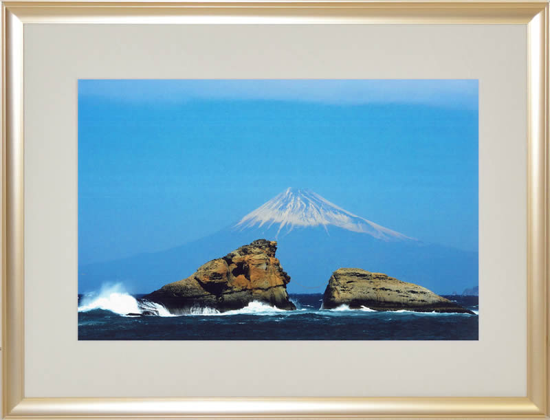 インテリアフォト奇跡の写真「霊峰に結ぶ」　写真家　秋元隆良