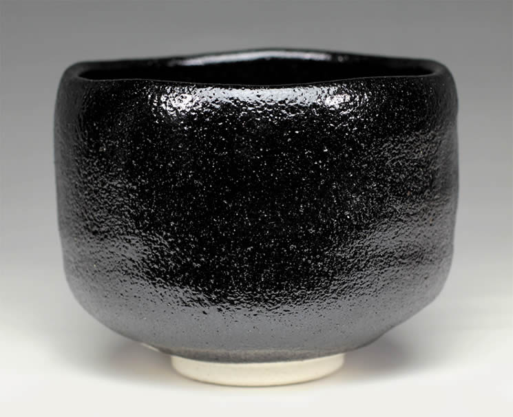 楽天市場】【茶道具】【茶碗】黒楽茶碗楽入窯芳楽作（化粧箱