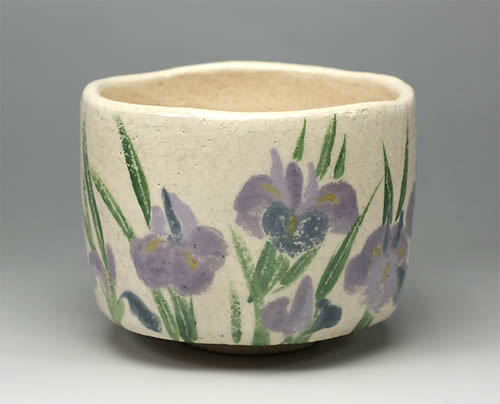 割引クーポン 12年初春作品白楽 菖蒲図 茶碗 和風雑貨と有田みかん心斎橋花房 通販オンライン ショップ Www Csirn Com Br