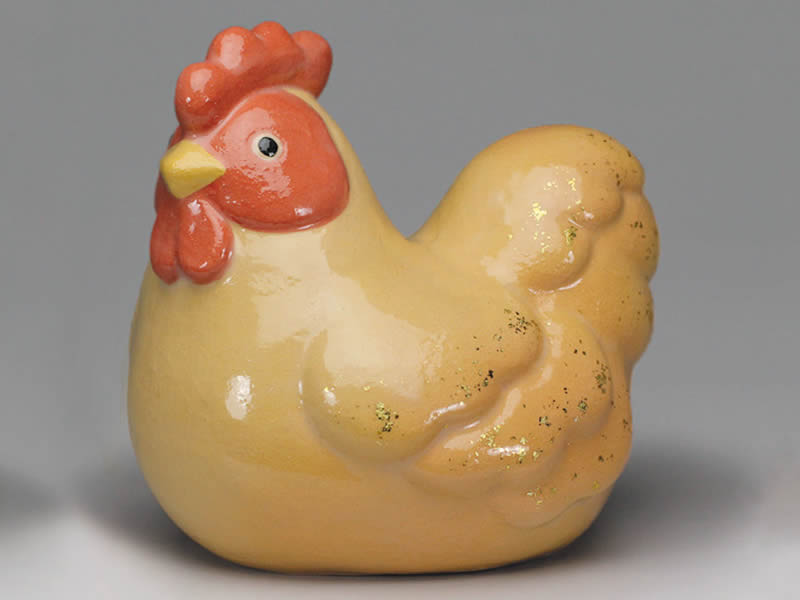 楽天市場】【干支/置物】山下恒雄 「暁光」酉置物 木箱入 : せともの屋